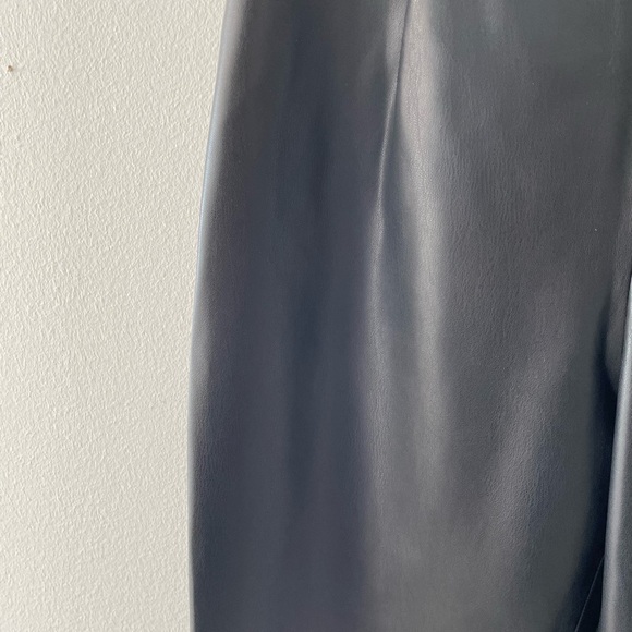 Zara Faux Leather High Waist Pants | S - Picture 3 of 11